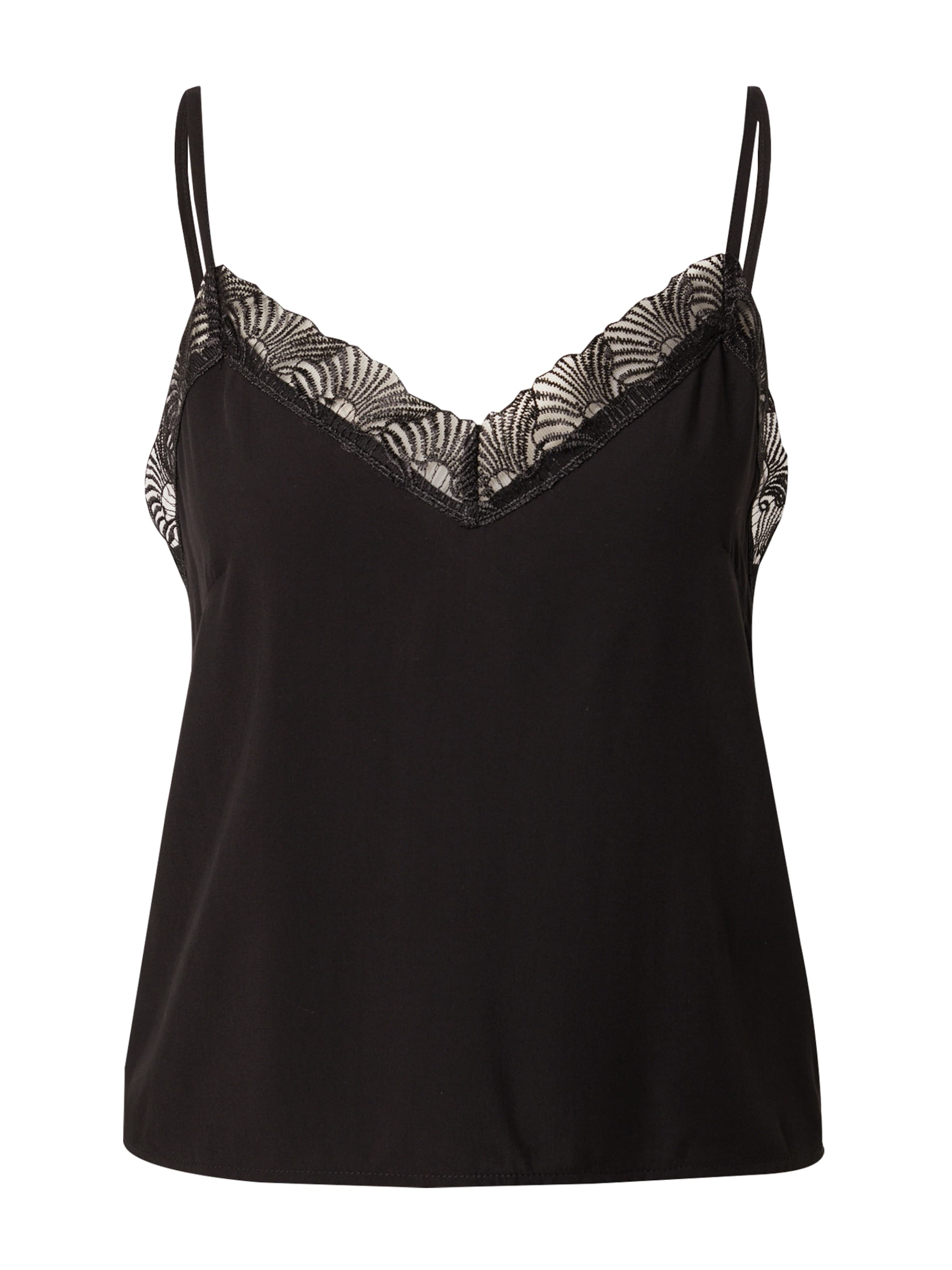 ABOUT YOU Top 'Ronja' - fekete: elől