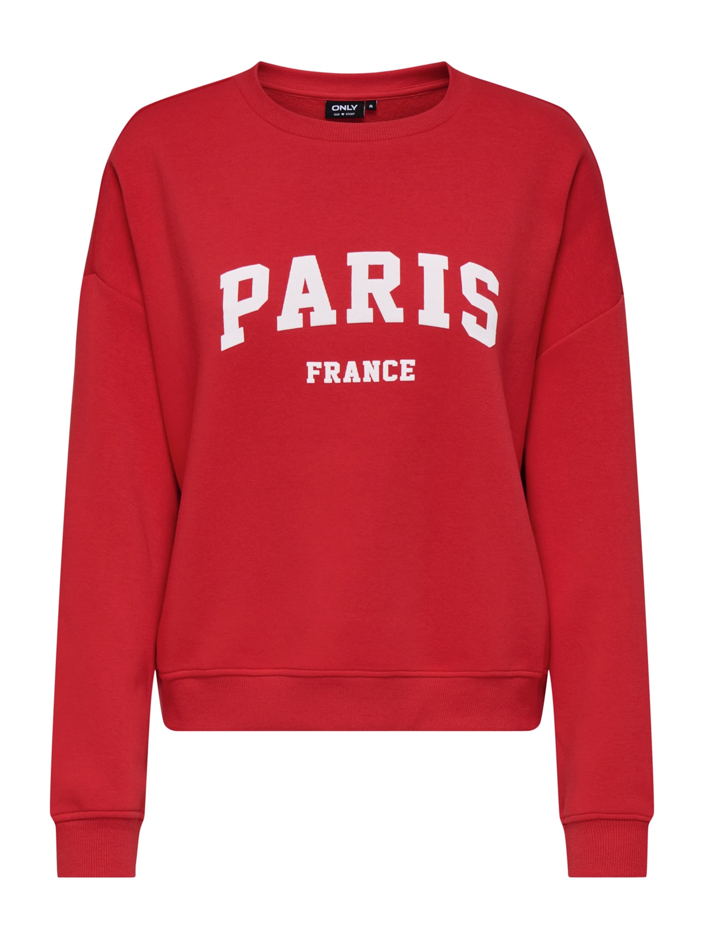 ONLY Свитшот в Красный: спереди