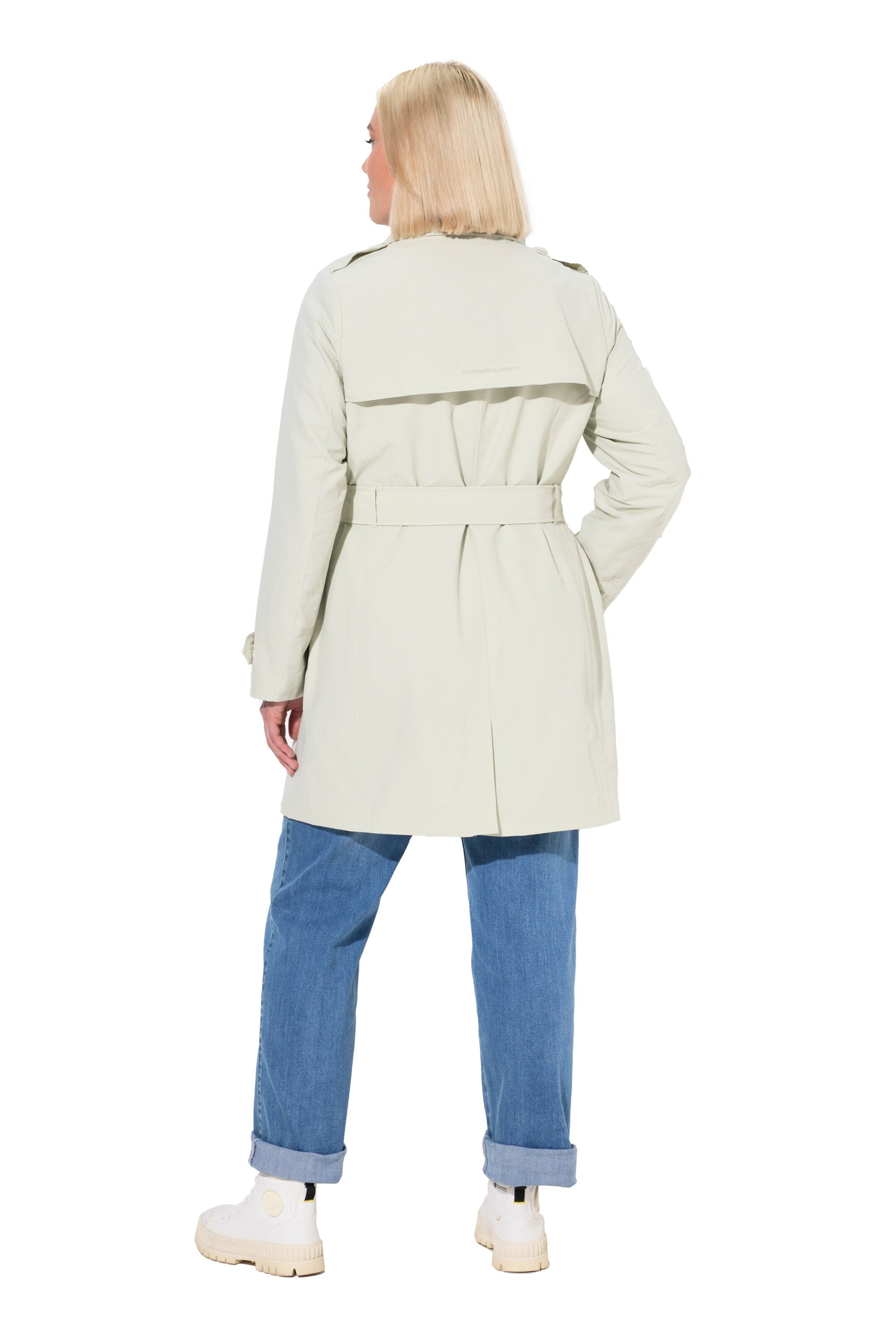 Ulla Popken Tussenmantel in Wit