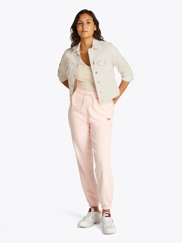 Veste mi-saison Tommy Jeans en blanc
