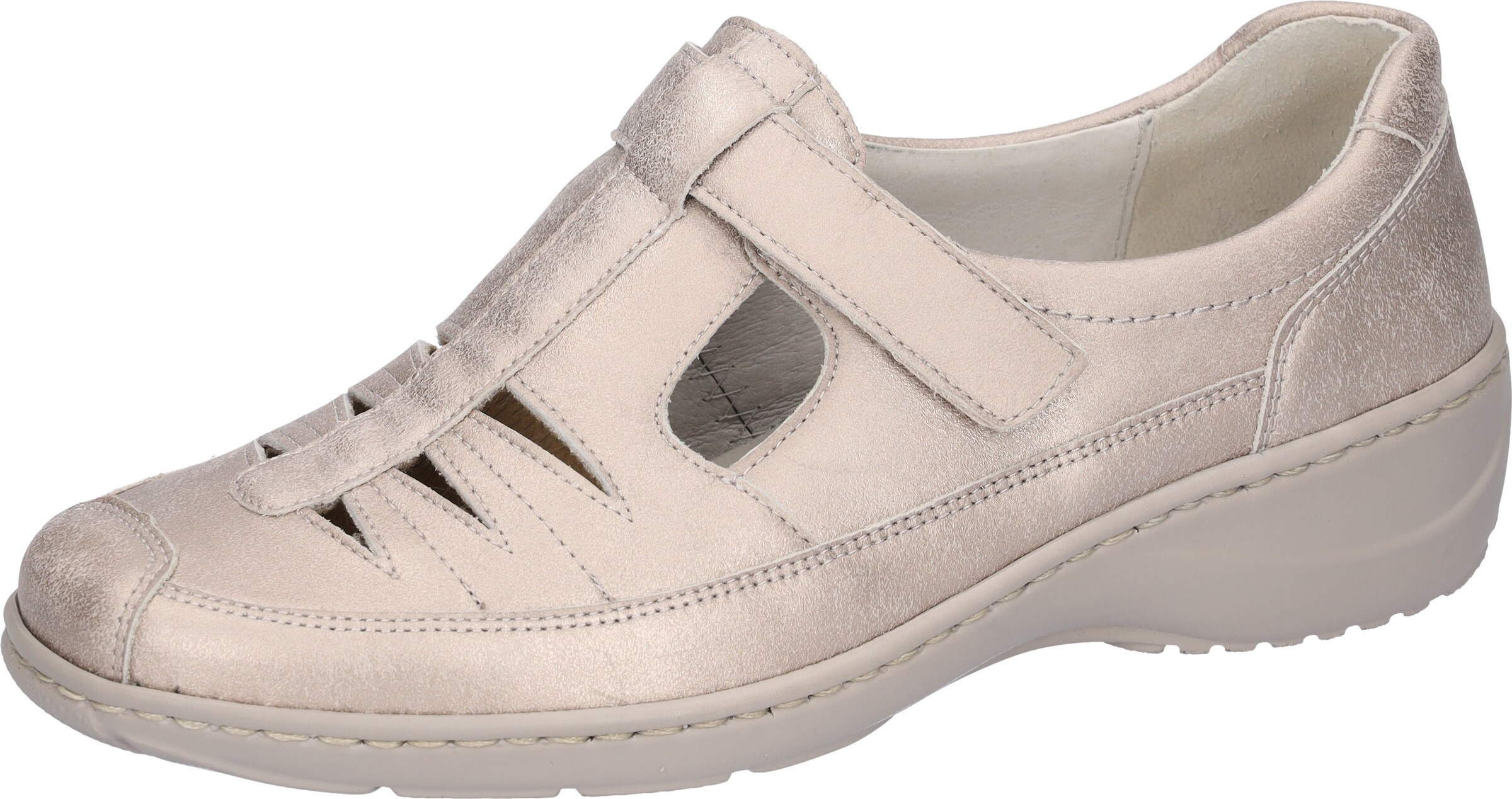 WALDLÄUFER Schnürschuh in Grau: Vorderseite