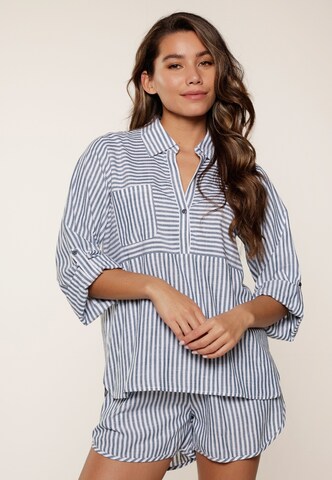 LingaDore - Pijama en azul: frente