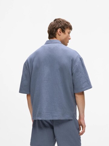 KARL LAGERFELD JEANS Regularny krój Koszula w kolorze szary
