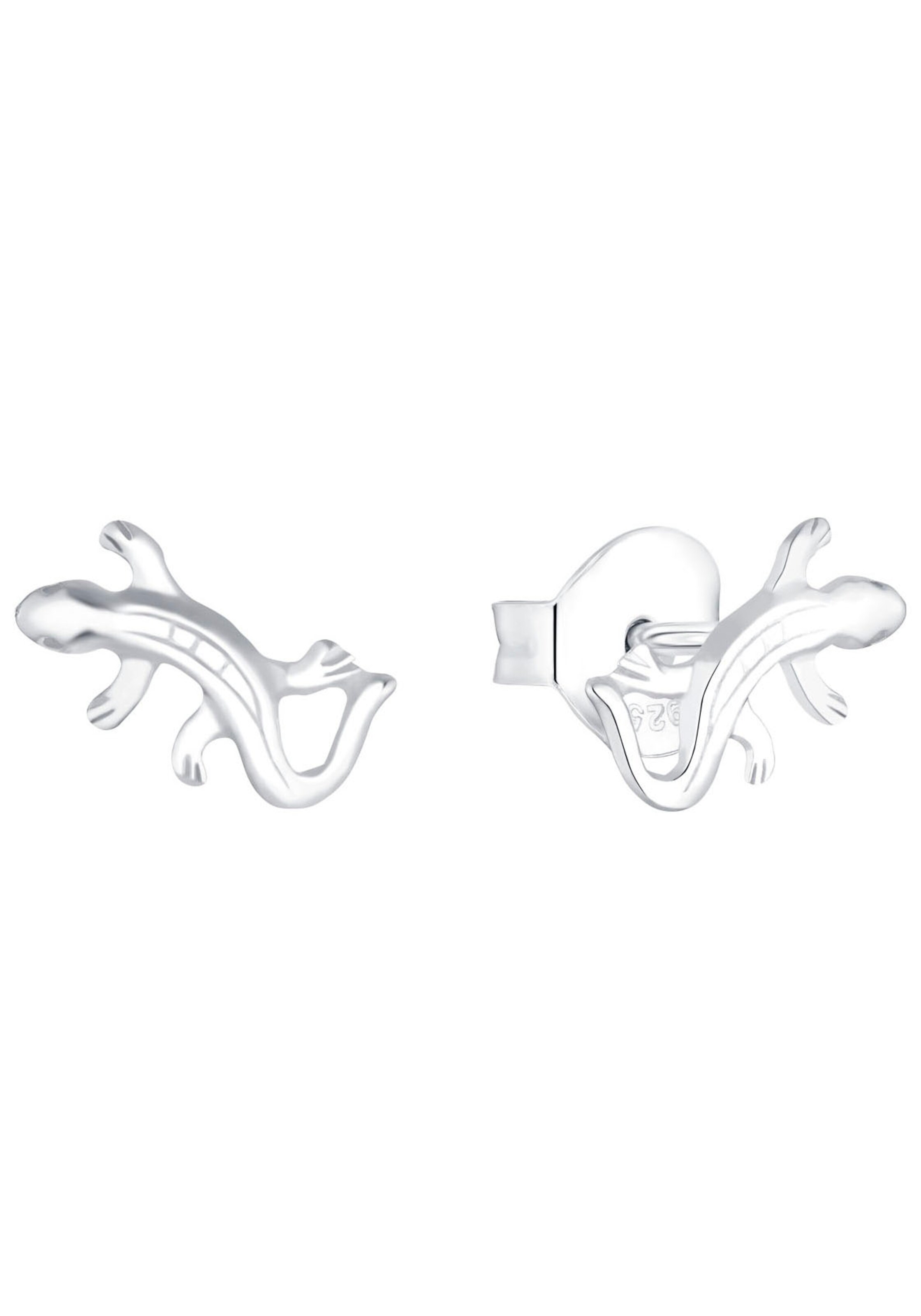 AMOR Earrings in Silver: front