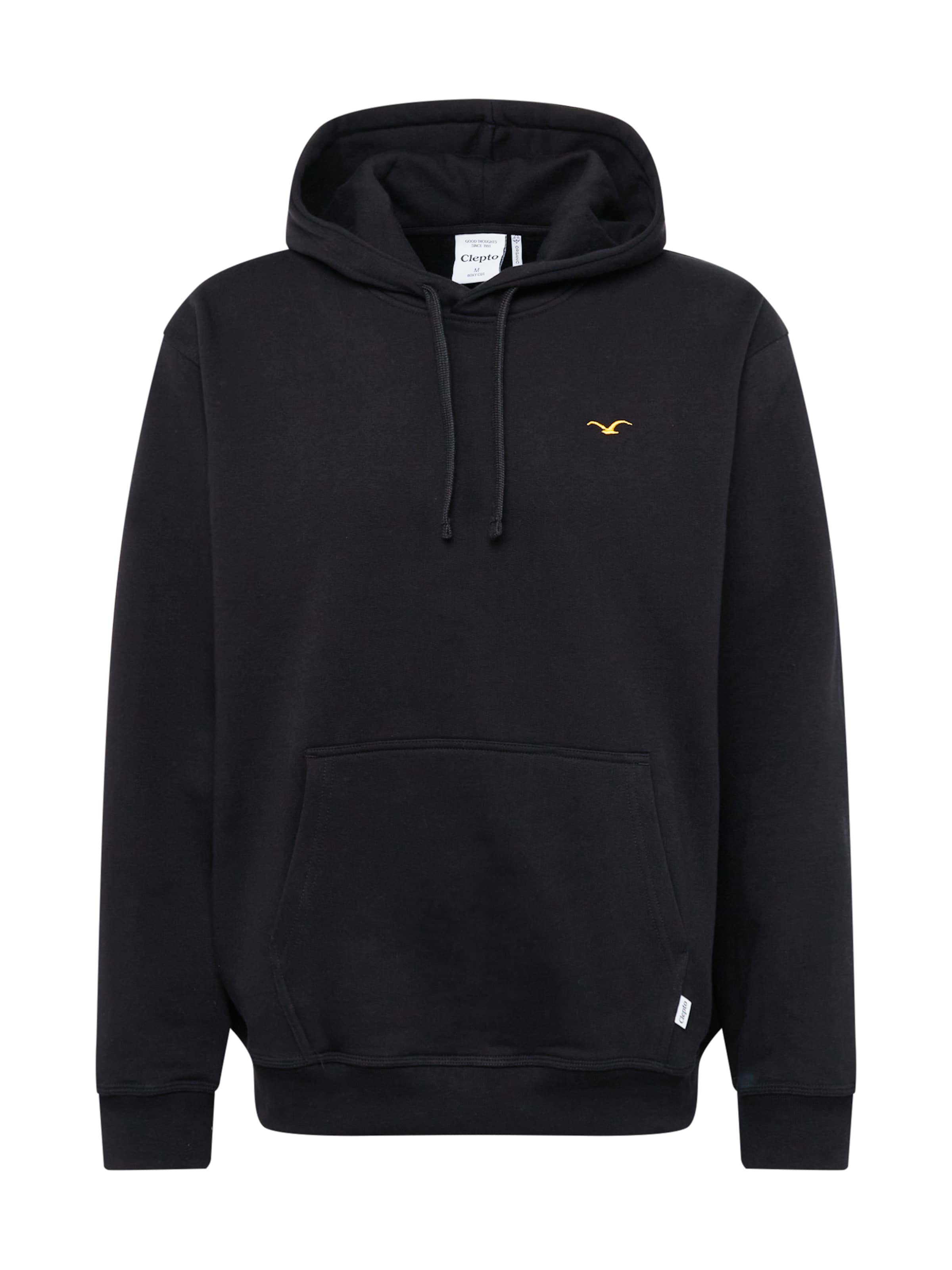 Cleptomanicx Sweatshirt 'Ligull Boxy' in Schwarz: Vorderseite