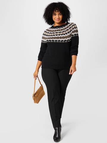 Persona by Marina Rinaldi Pullover 'ARCANO' in Schwarz