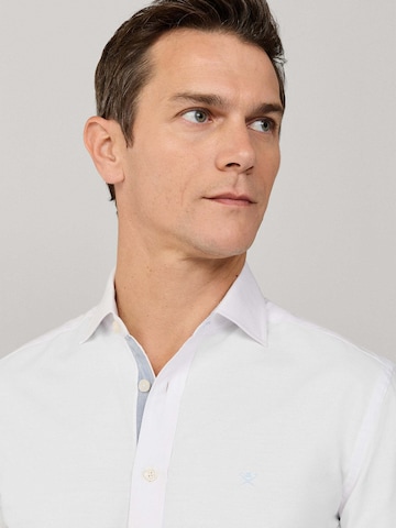 Hackett London Regular fit Overhemd in Wit
