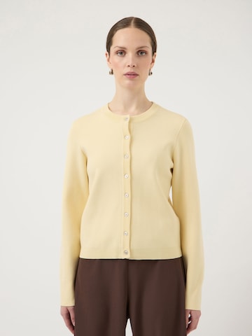YAS Cardigan 'YASelena' i gul: forside