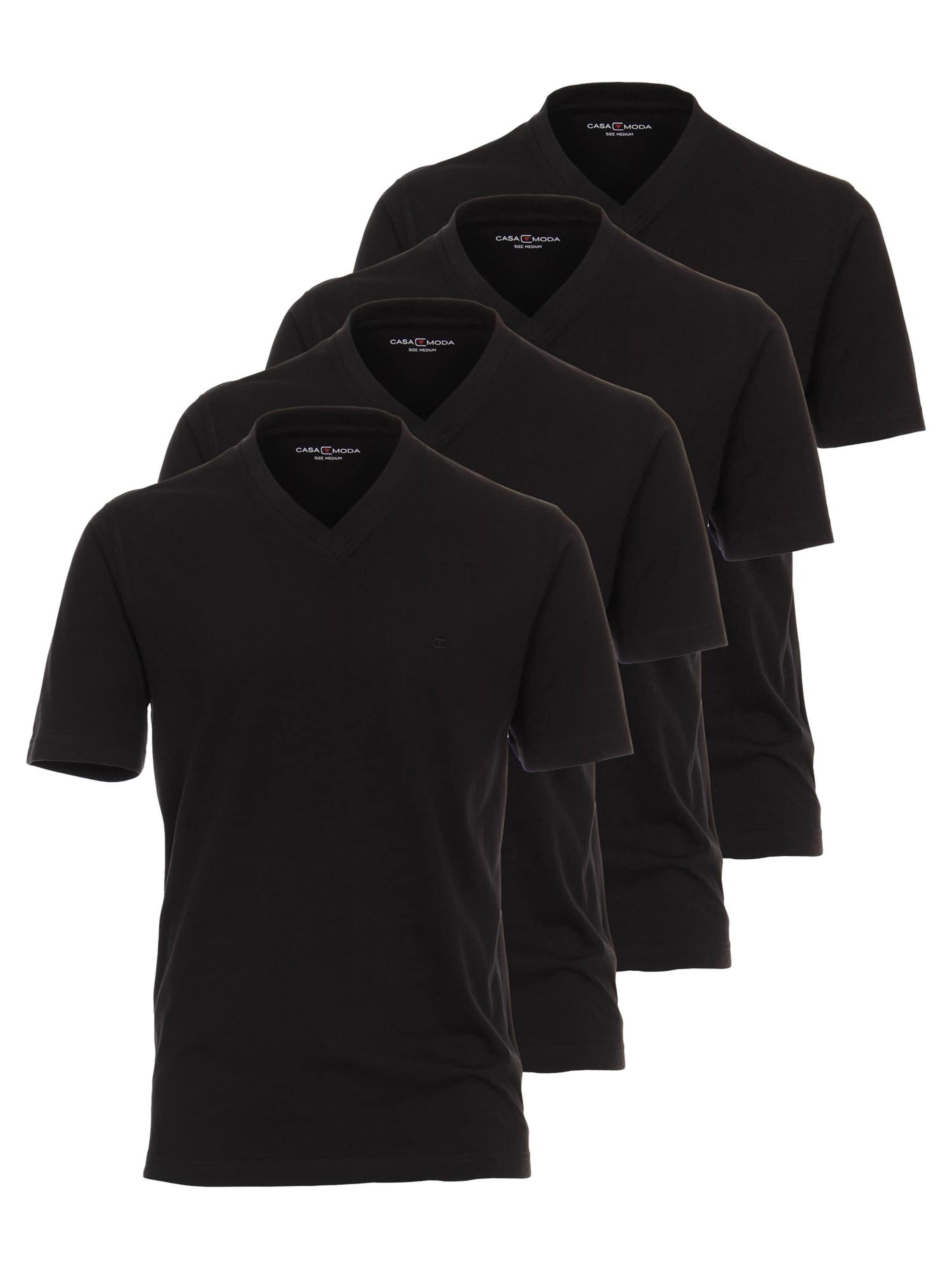 CASAMODA Shirt 'Basic' in Black: front