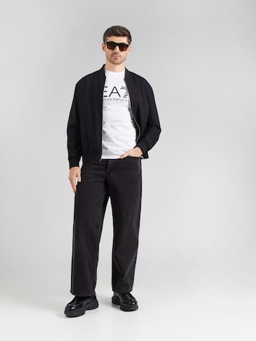 balta EA7 Emporio Armani Marškinėliai