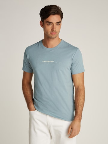 Maglietta di Calvin Klein Jeans in blu: frontale