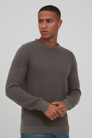 INDICODE JEANS Sweater 'Coppler' in Grey: front