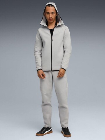PUMA - Sudadera con cremallera 'Puma Evostripe Fz Hoodie Dk' en gris