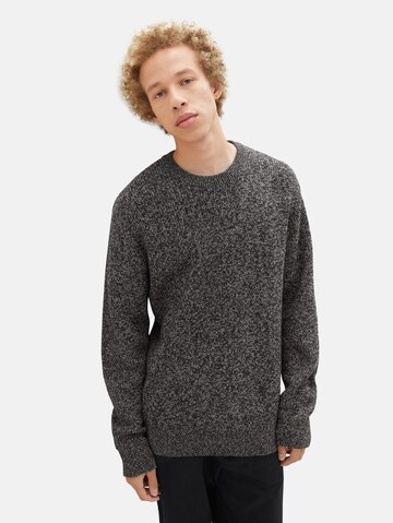 TOM TAILOR DENIM Pullover i grå: forside