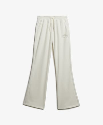 évasé Pantalon 'Country Club' Superdry en blanc