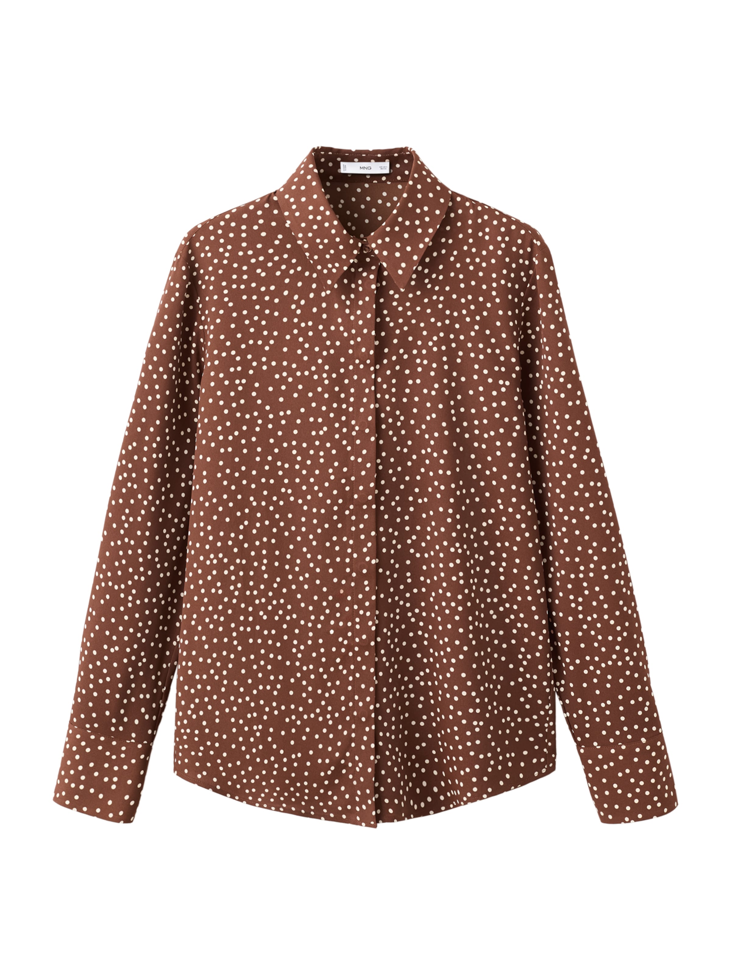 MANGO Блуза в кафяво: отпред