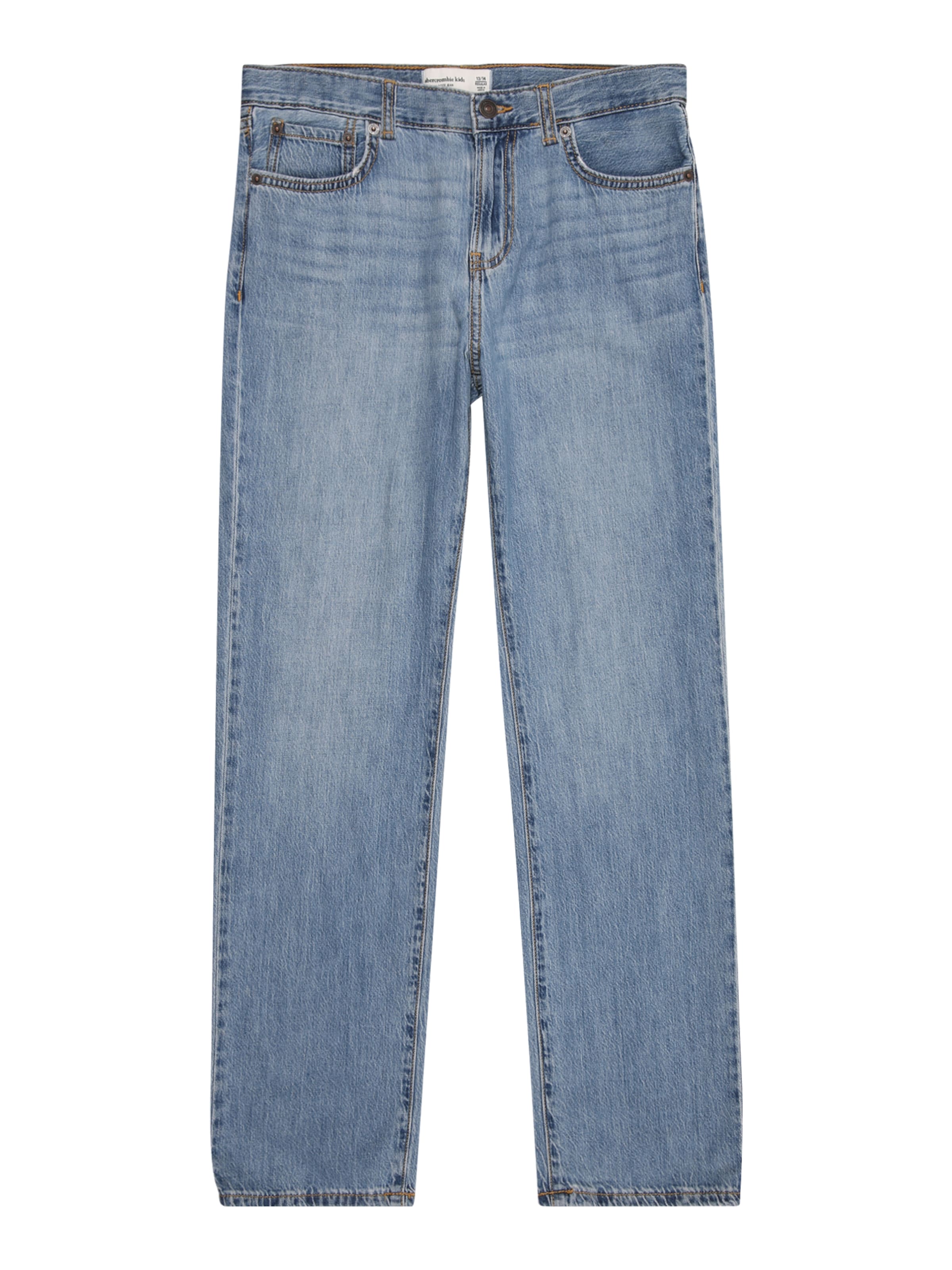 Abercrombie & Fitch Avar lõige Teksapüksid, värv sinine: eest vaates