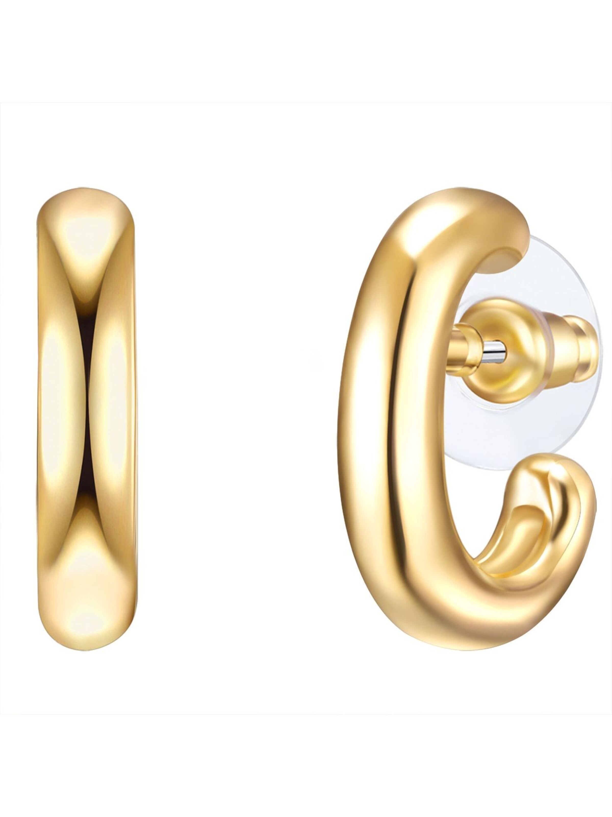 Yokoamii - Pendientes en oro: frente