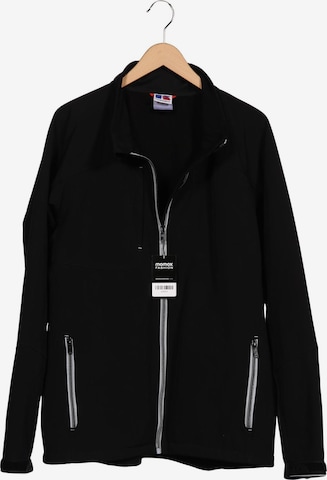 Russell Athletic Jacke XXXL in Schwarz: Vorderseite