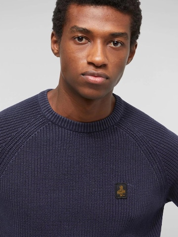 Refrigiwear Sweter 'M27100MEREK PULLOVER' w kolorze niebieski