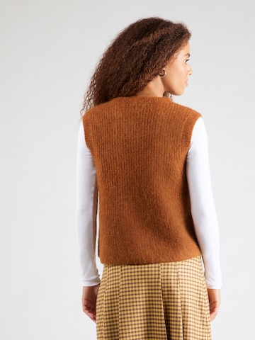 Vestă tricotată 'EAST19MCE24' de la AMERICAN VINTAGE pe maro
