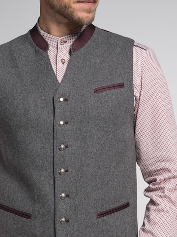 Gilet folklorique 'Aris' SPIETH & WENSKY en gris