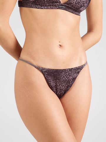Calvin Klein Underwear Slip in Brown: front