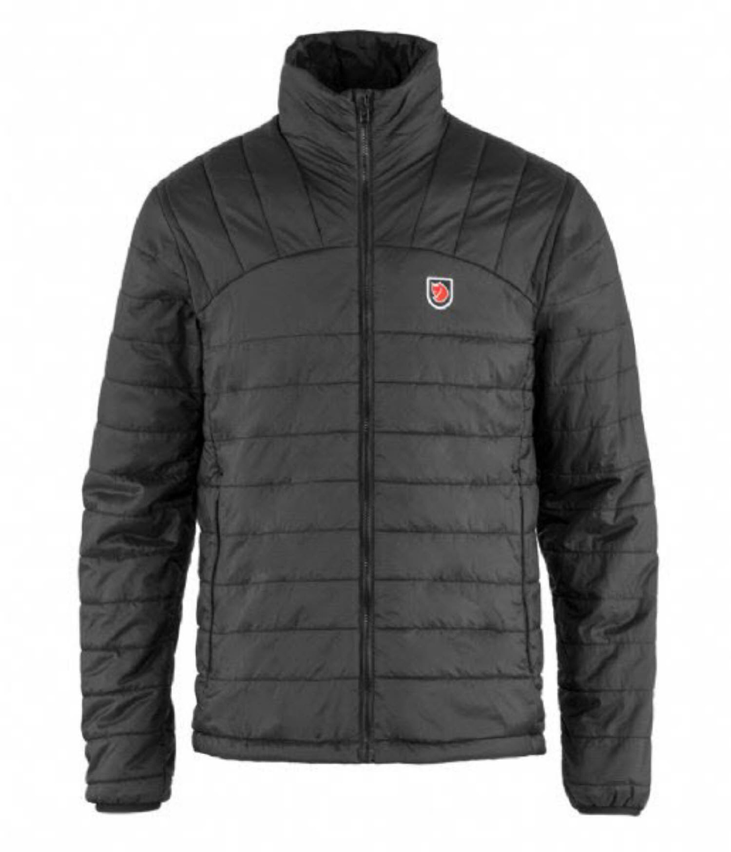 Fjällräven Winter Jacket in Black: front