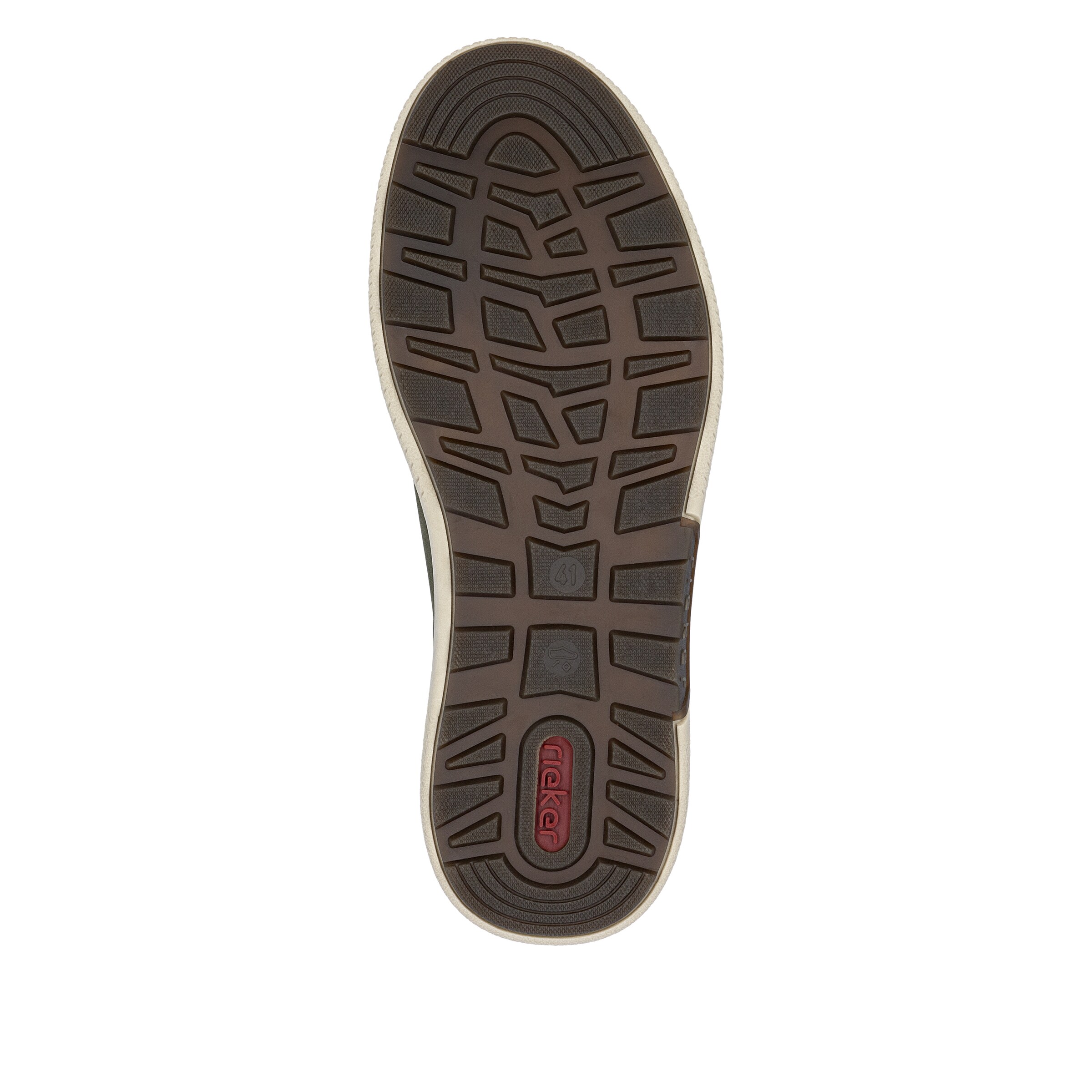 Baskets basses Rieker en vert