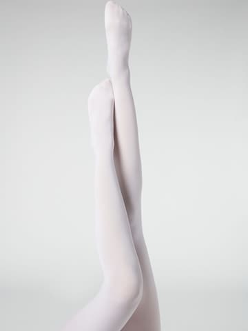 CALZEDONIA Fine Tights in White: front