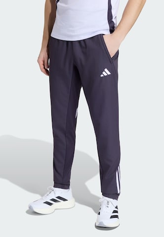 Coupe slim Pantalon de sport 'Manchester United Tiro 25 Competition' ADIDAS PERFORMANCE en bleu : devant