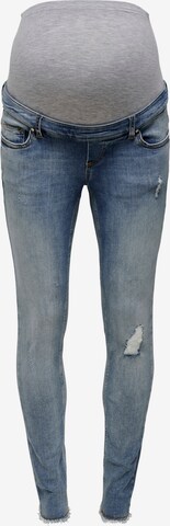 Only Maternity Skinny Jeans 'Blush' in Blauw: voorkant