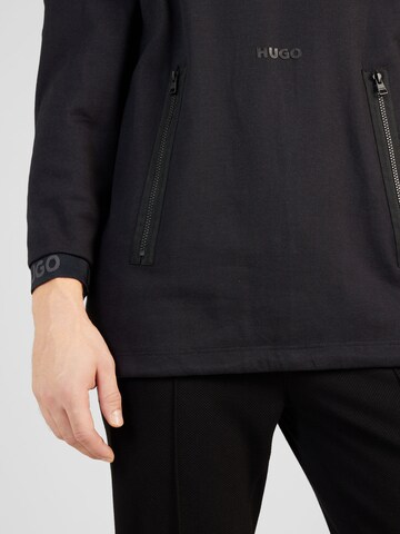 HUGO Sweatshirt 'Darakan' in Schwarz