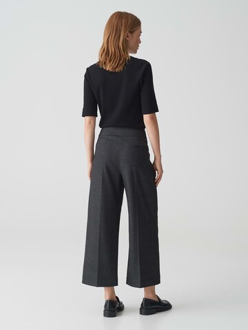 OPUS Regular Pleated Pants 'Misha' in Grey