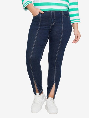 SHEEGO Slimfit Jeans in Blau: predná strana