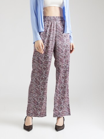 Wide Leg Pantalon 'C_Teska' BOSS en mélange de couleurs : devant