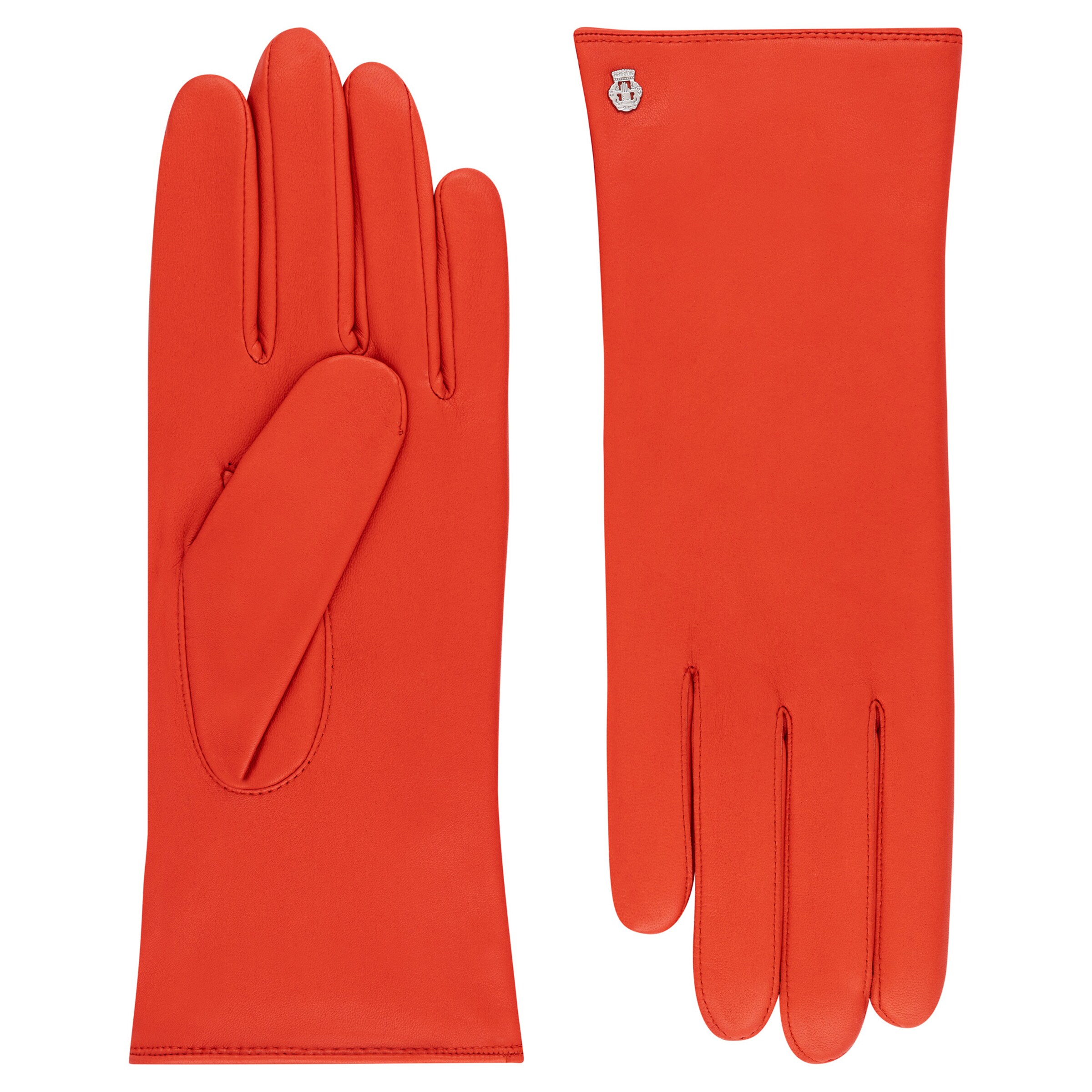 Mezzoguanti 'HAMBURG' di Roeckl in arancione: frontale