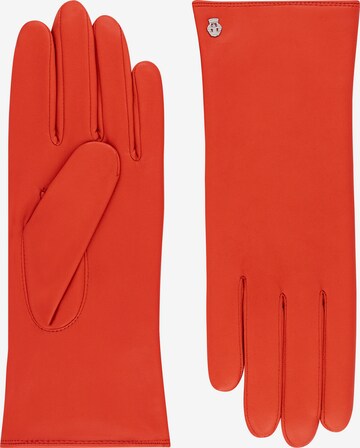 Roeckl Full Finger Gloves 'Hamburg' in Orange: front