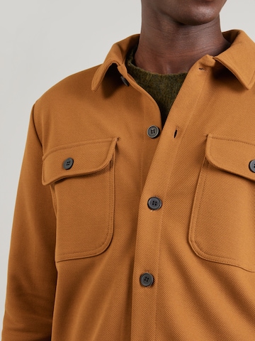 Only & Sons Regular Fit Hemd 'ONSNEW KODYL' in Braun