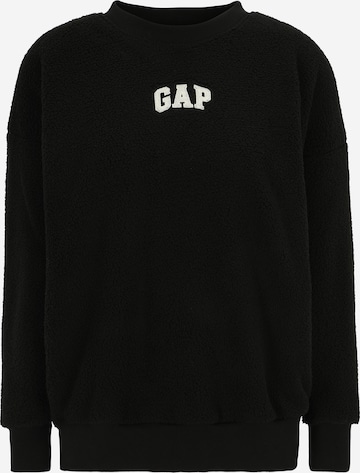 Gap Petite Sweatshirt in Black: front