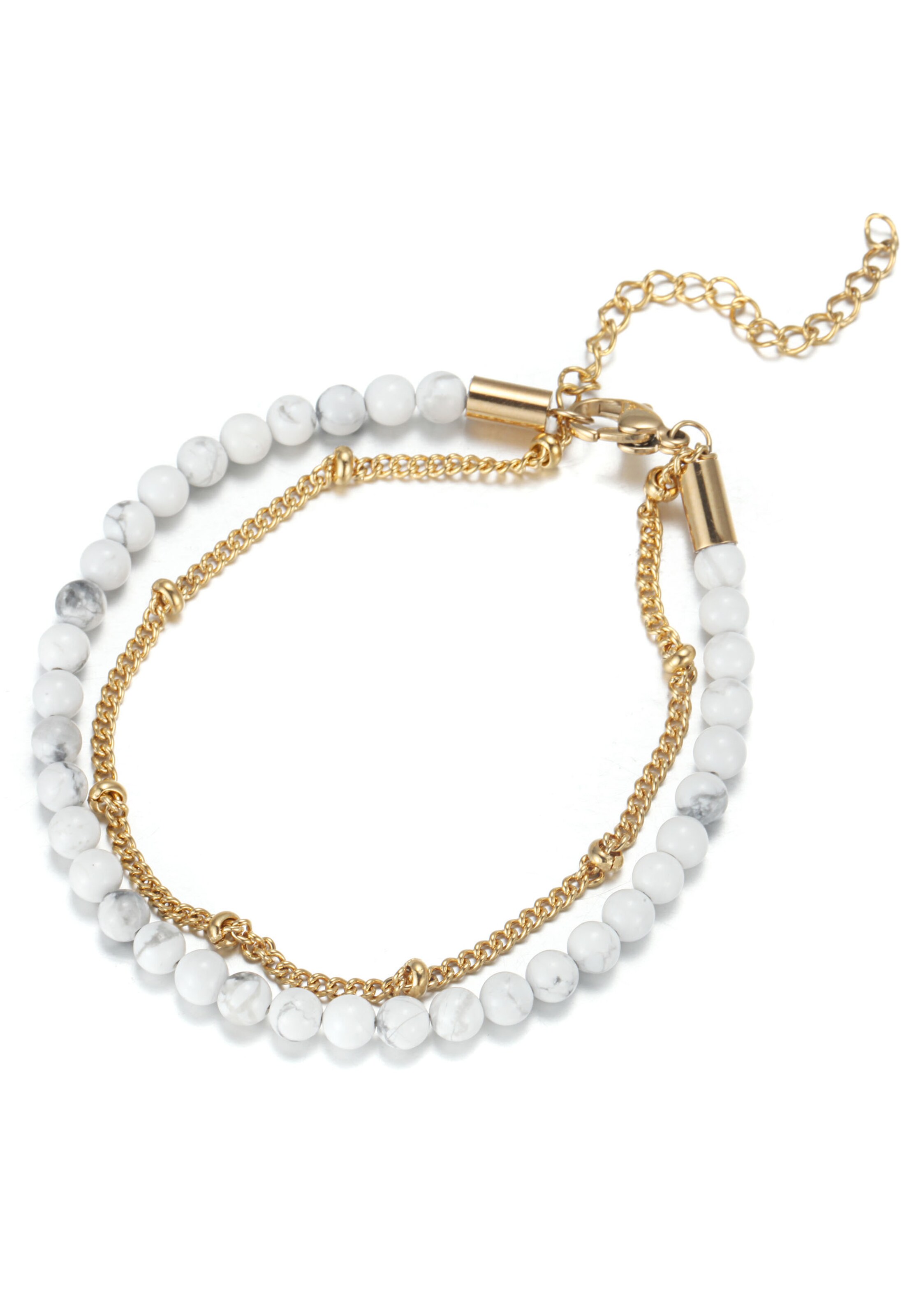 FIRETTI Fußkette in Mischfarben: Vorderseite