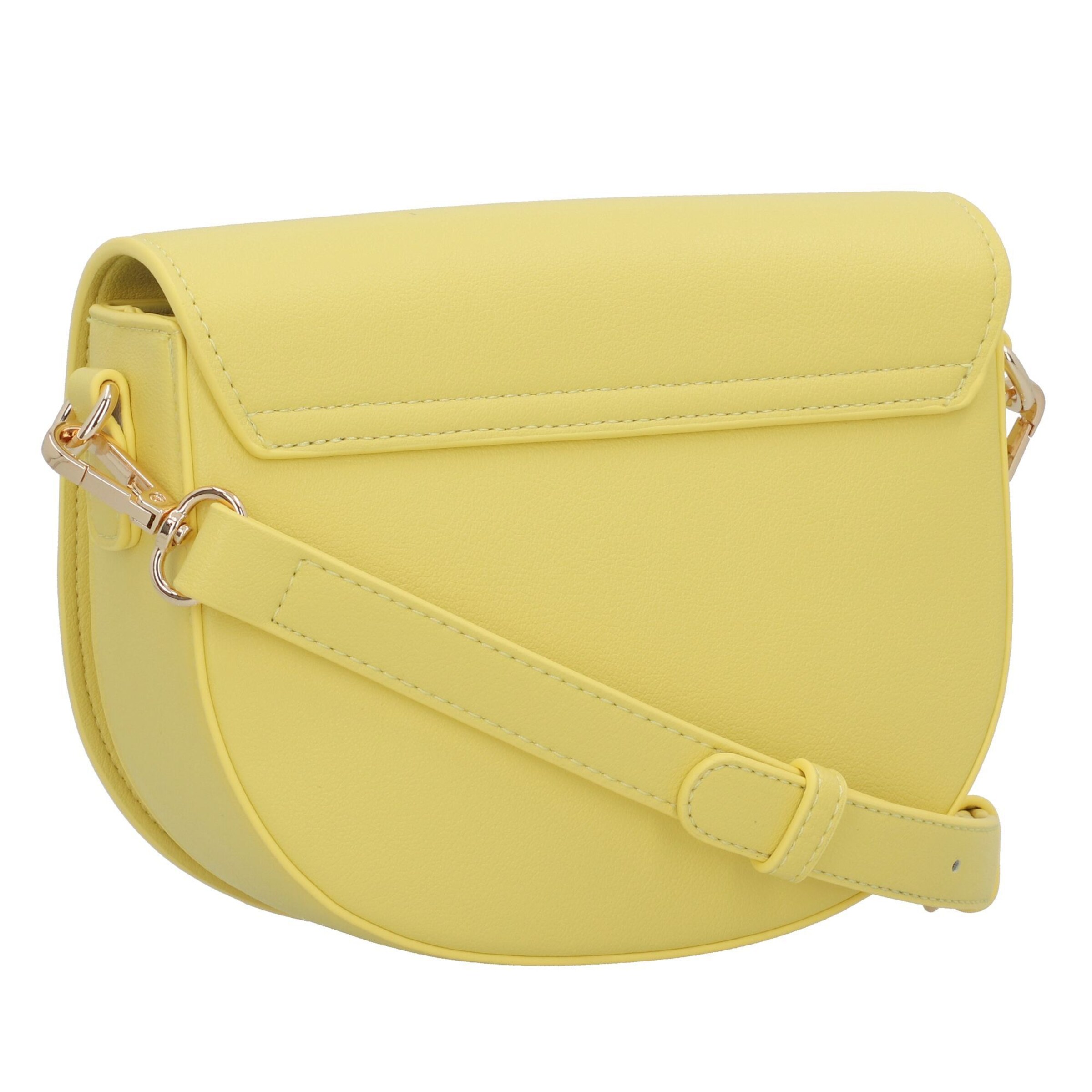 Seidenfelt Schoudertas 'Heby' in Geel