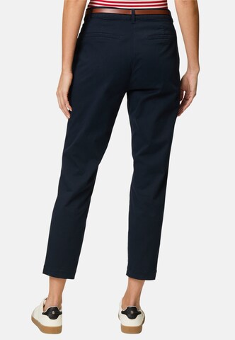 Tapered Pantaloni chino di zero in blu