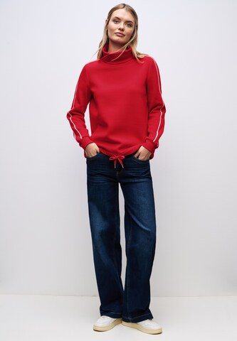 STREET ONE Sweatshirt in Red