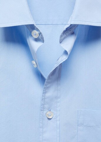 MANGO MAN Regular fit Button Up Shirt 'Sira' in Blue