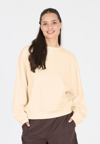 Athlecia Sports sweatshirt 'Cabell' in Beige: front