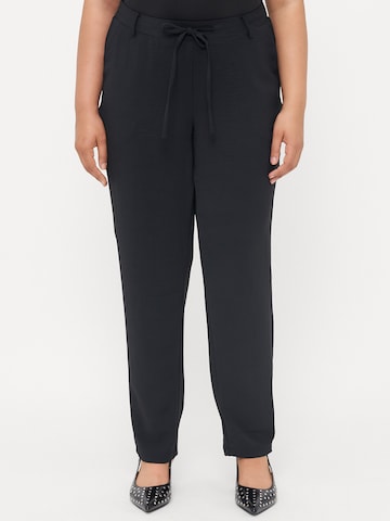 Vero Moda Curve Regular Pants 'VMCESME' in Black: front