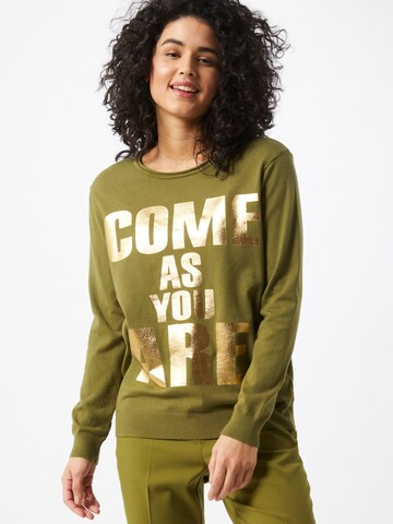 Key Largo Sweater 'MEMORY' in Green: front
