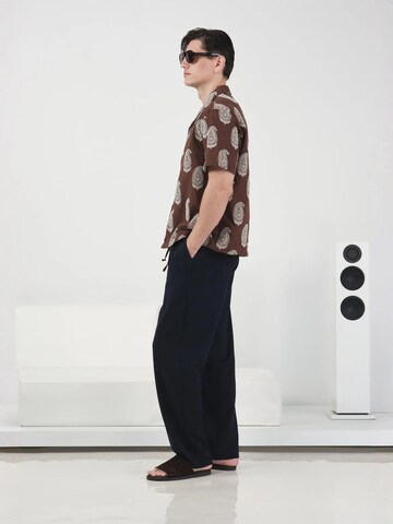 Giesto - Regular Fit Camisa em castanho
