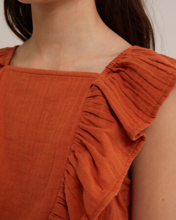 Ensemble WE Fashion en orange